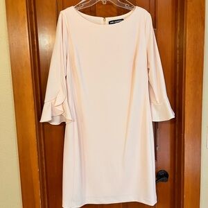 Karl Lagerfeld Soft Pink Long Sleeve Dress
